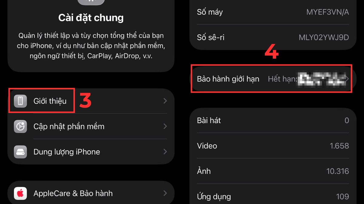 Xác minh thời hạn bảo hành Apple là cách kiểm tra iphone 13 pro max thật giả hiệu quả