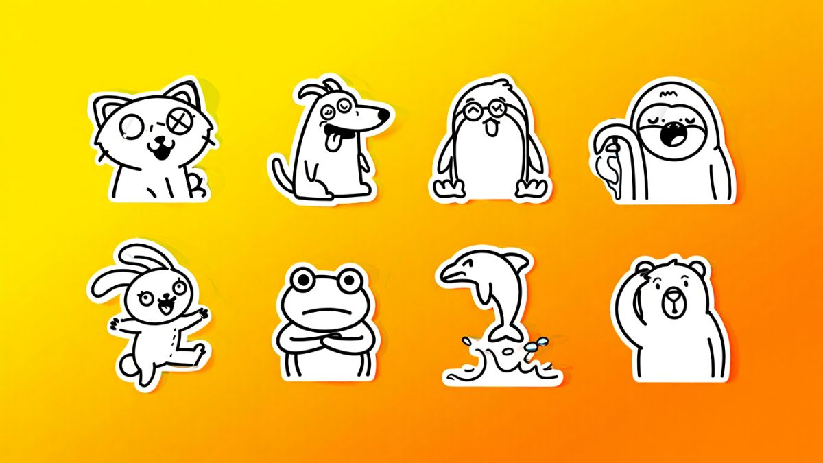 Phân biệt Sticker và Emoji khi thực hiện cách làm sticker trên Android.