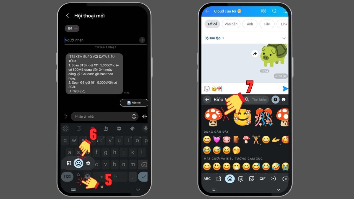 Kết hợp các emoji để tạo sticker bằng ảnh của mình trên bàn phím Google.
