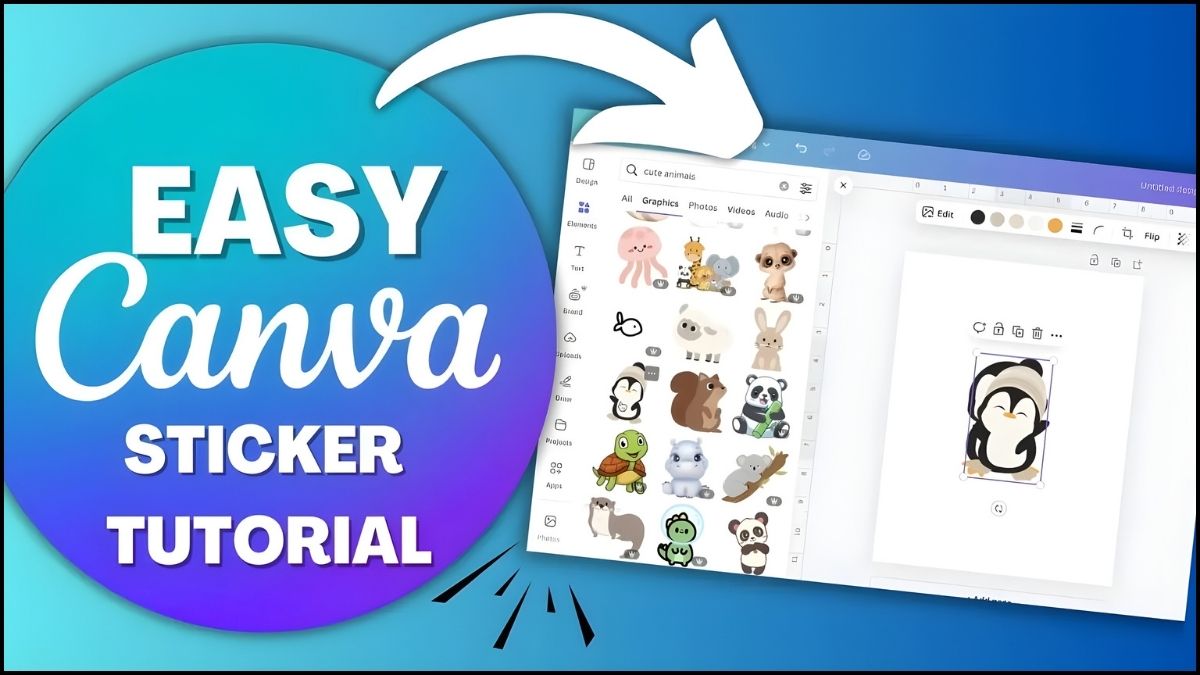 Sử dụng Canva để thực hiện cách làm sticker trên Android chuyên nghiệp hơn.