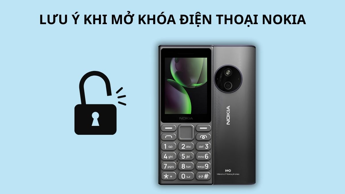 Lưu ý sạc pin đầy đủ trước khi thực hiện cách mở khoá nokia khi quên mật khẩu.