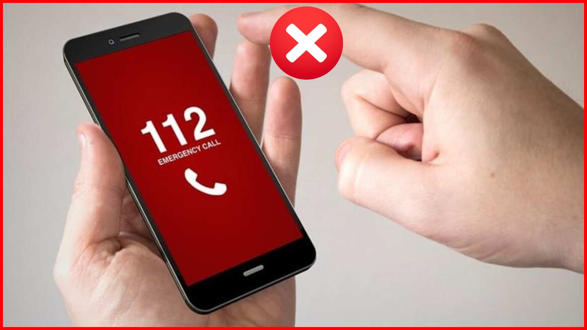 Lưu ý không gọi số cứu hộ khi thực hiện cách mở khóa điện thoại Samsung bằng cuộc gọi khẩn cấp.