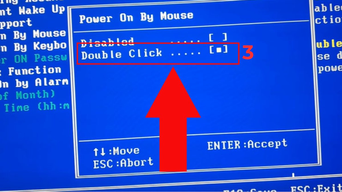 Cài đặt thao tác nhấn đúp chuột để bật máy tính không cần nút nguồn.