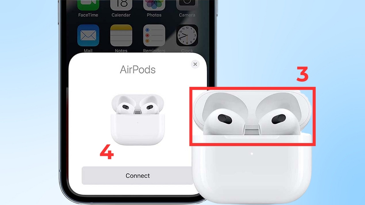 Bật Bluetooth trên iPhone để bắt đầu kết nối airpods 3 với iphone nhanh chóng.