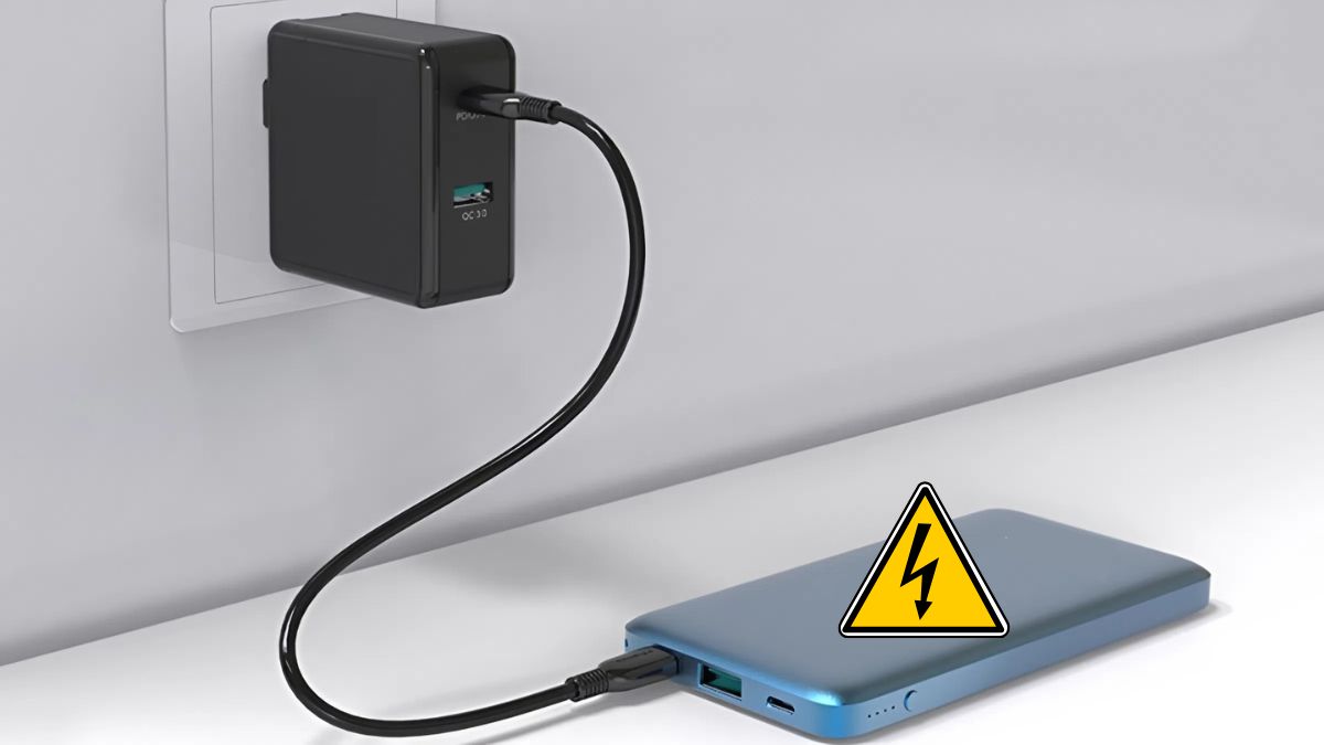 Cách sửa sạc dự phòng không vào điện do lỗi củ sạc hoặc nguồn điện.