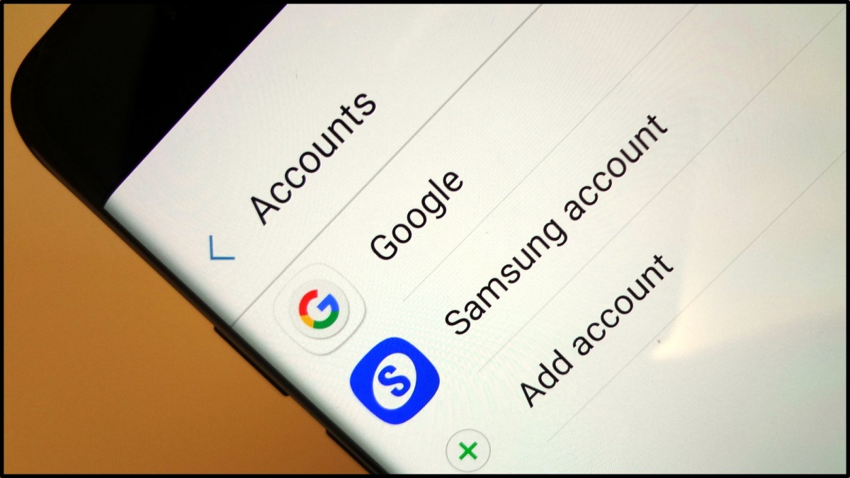 cách tạo tài khoản samsung account hiển thị trên màn hình cài đặt tài khoản điện thoại Samsung