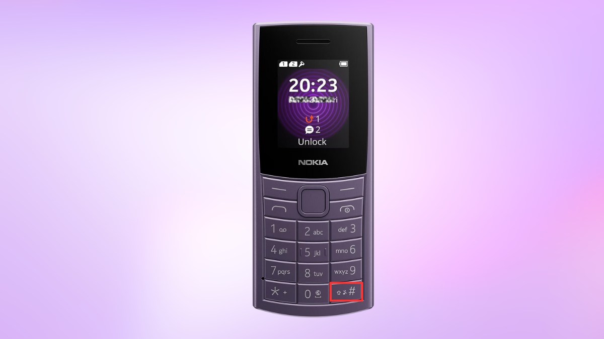 Nhấn giữ phím thăng để áp dụng cách tắt âm bàn phím nokia 215 nhanh chóng.