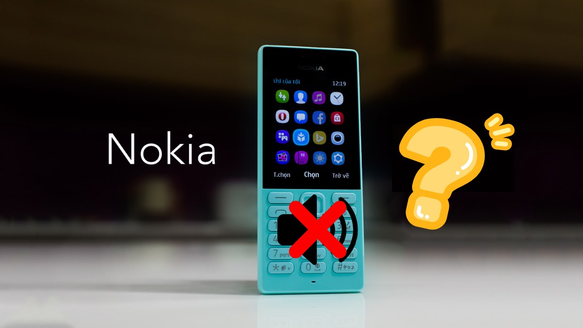 Lỗi không tắt được âm thanh khi thực hiện cách tắt âm bàn phím nokia cục gạch.