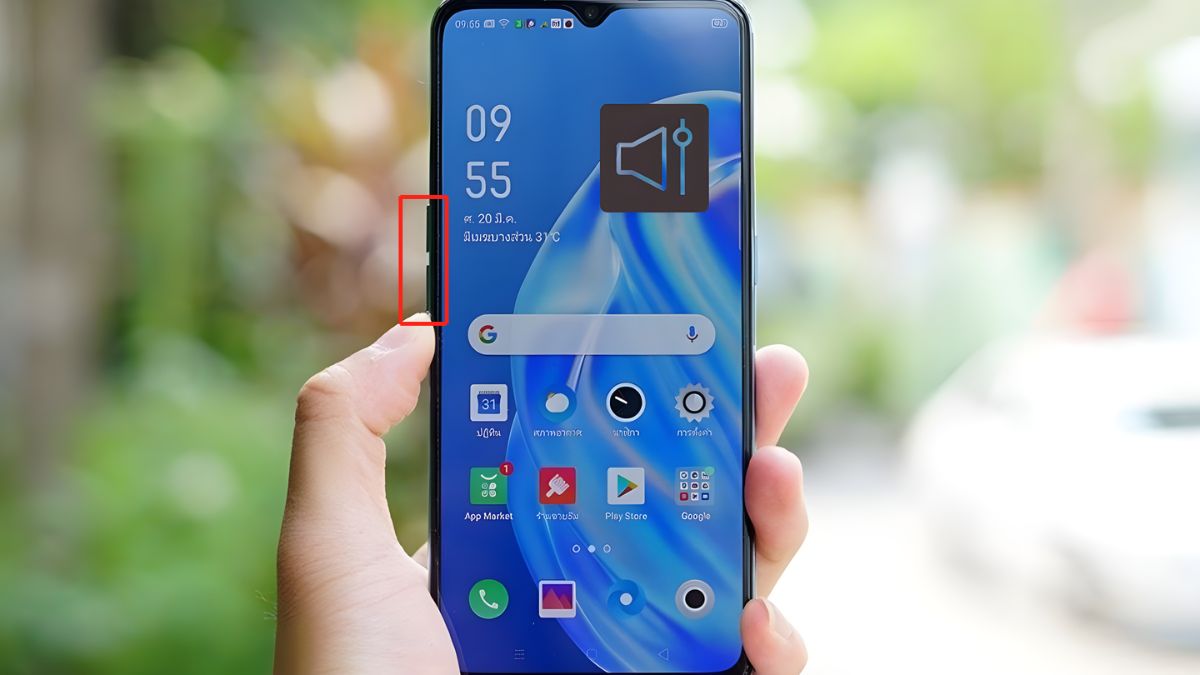 cách tắt quyền trợ năng trên oppo bằng phím cứng (nhấn giữ đồng thời phím tăng và giảm âm lượng)