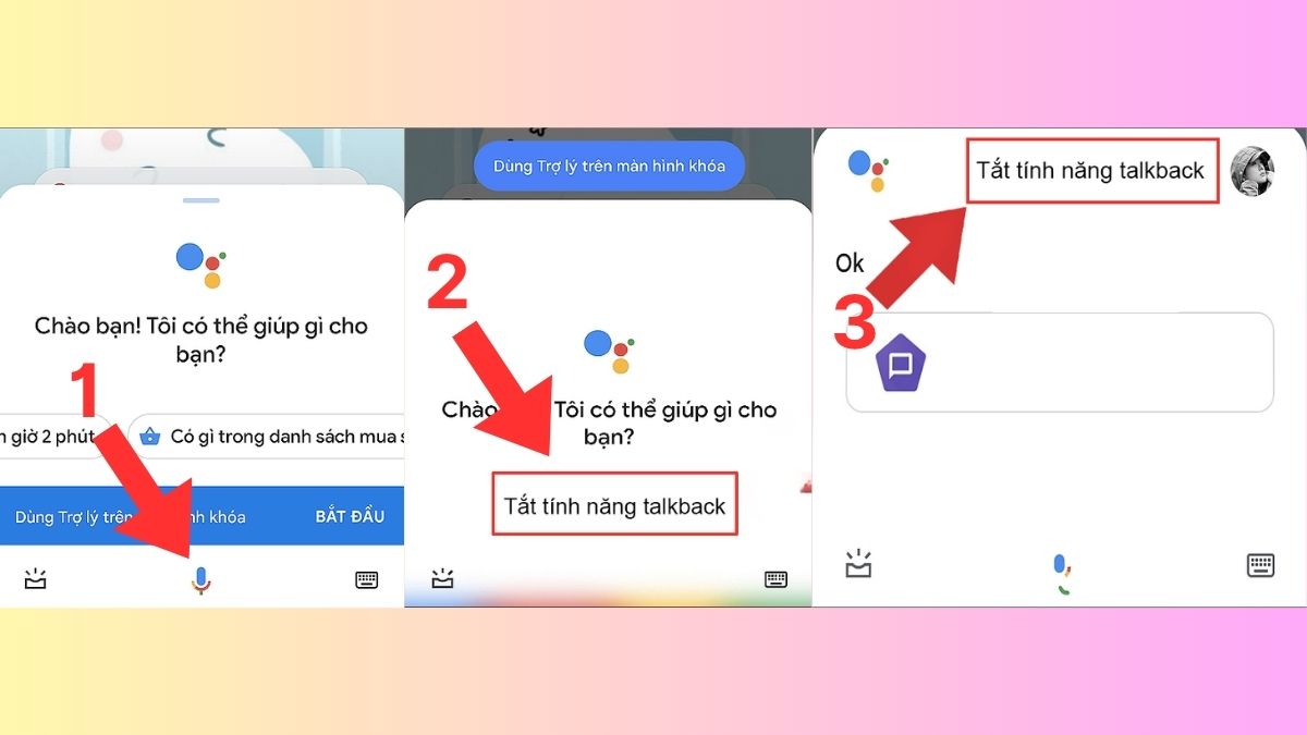cách tắt quyền trợ năng trên oppo qua trợ lý Google Assistant bằng lệnh giọng nói