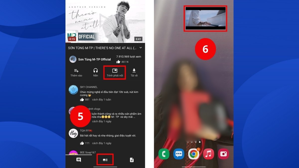 Sử dụng Trình phát nổi trên NewPipe để tối ưu cách vừa nghe youtube vừa lướt web trên android.