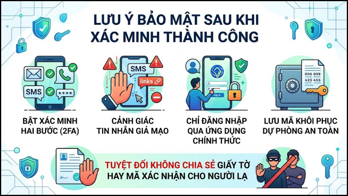 Thiết lập bảo mật hai lớp sau khi hoàn thành cách xác minh tài khoản TikTok.