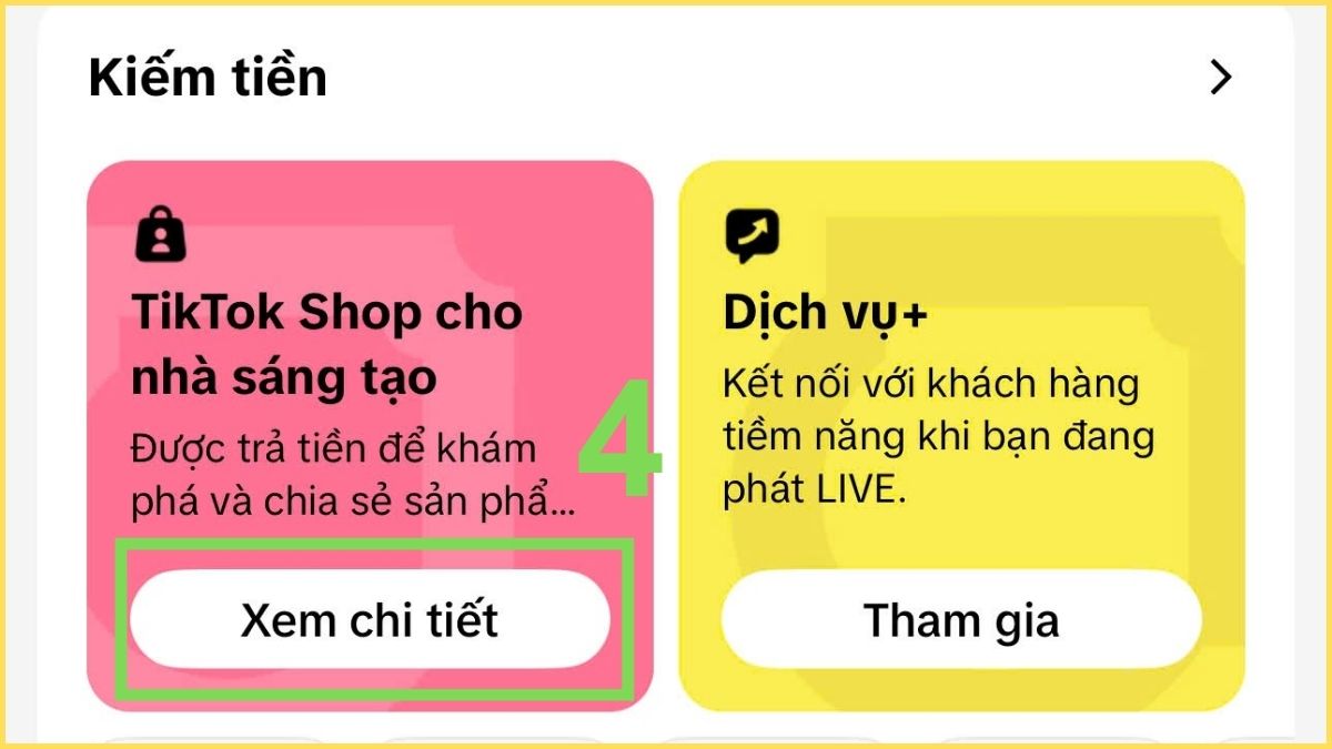 Đăng ký xác minh tài khoản TikTok để kích hoạt tính năng kiếm tiền trên sàn.