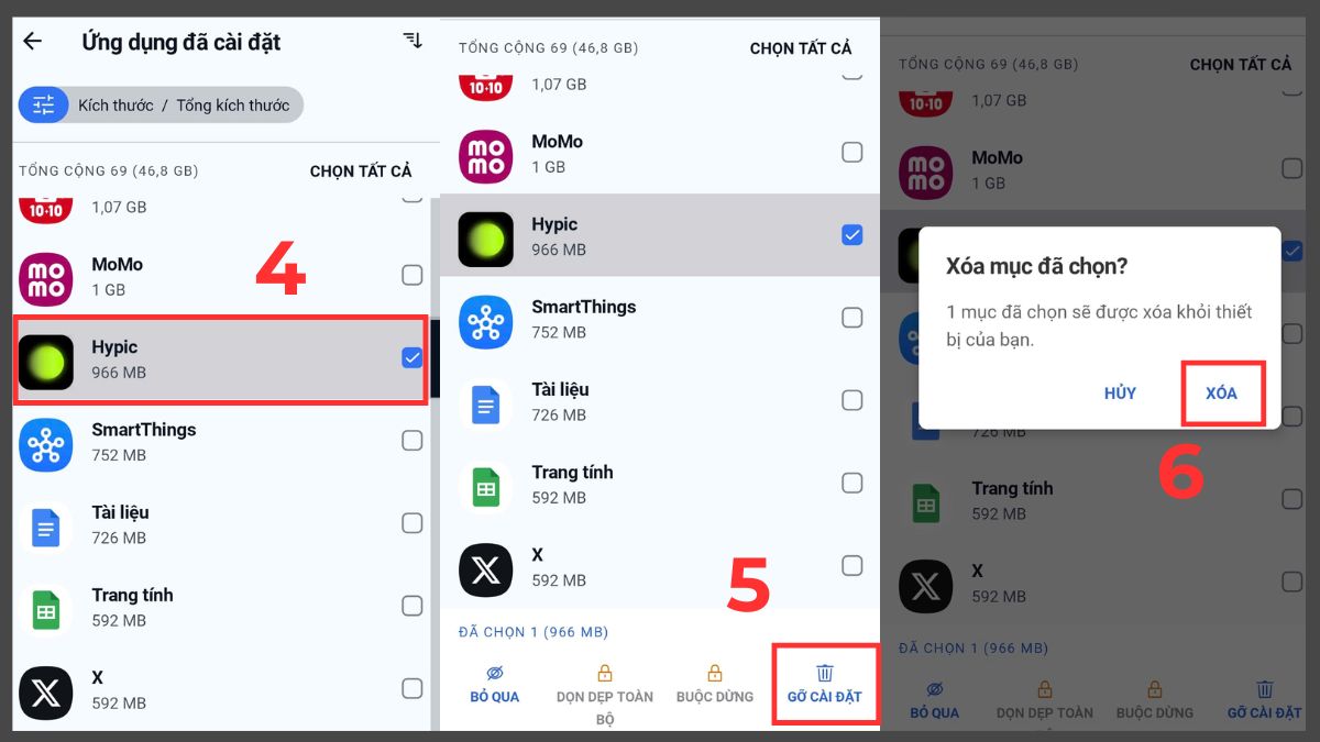 cách xoá ứng dụng trên điện thoại samsung triệt để, dùng công cụ bên thứ ba để gỡ cài đặt phần mềm và xoá app android