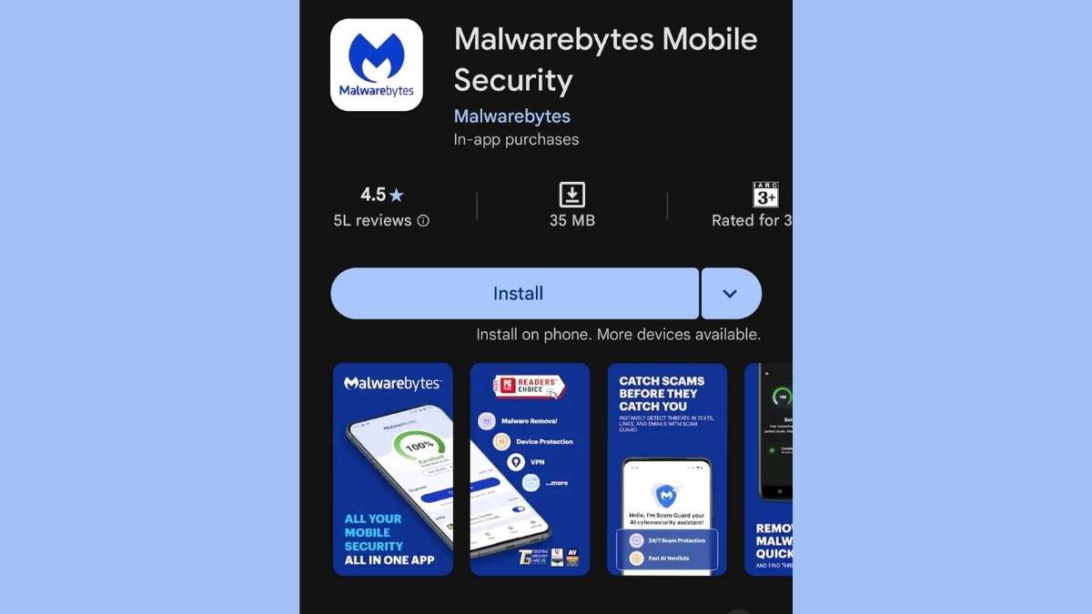 Malwarebytes Mobile, cách xử lý khi điện thoại bị nhiễm mã độc và virus quảng cáo hiệu quả.