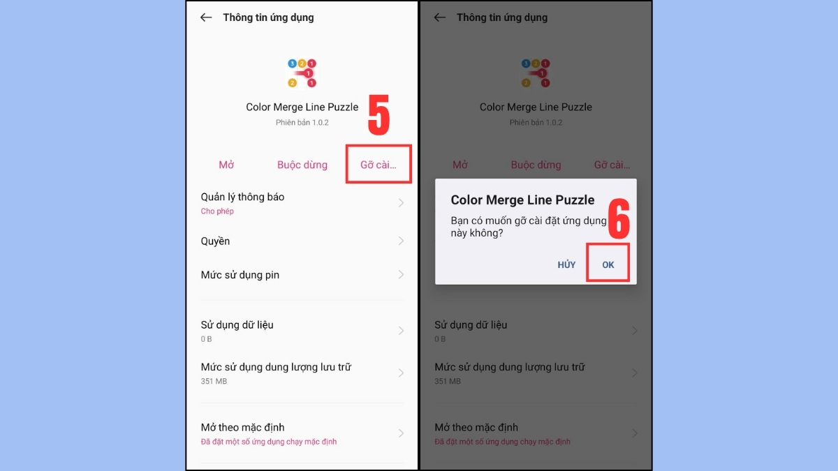 Thao tác gỡ cài đặt ứng dụng nguy hại, cách xử lý điện thoại nhiễm virus tận gốc nhanh chóng.