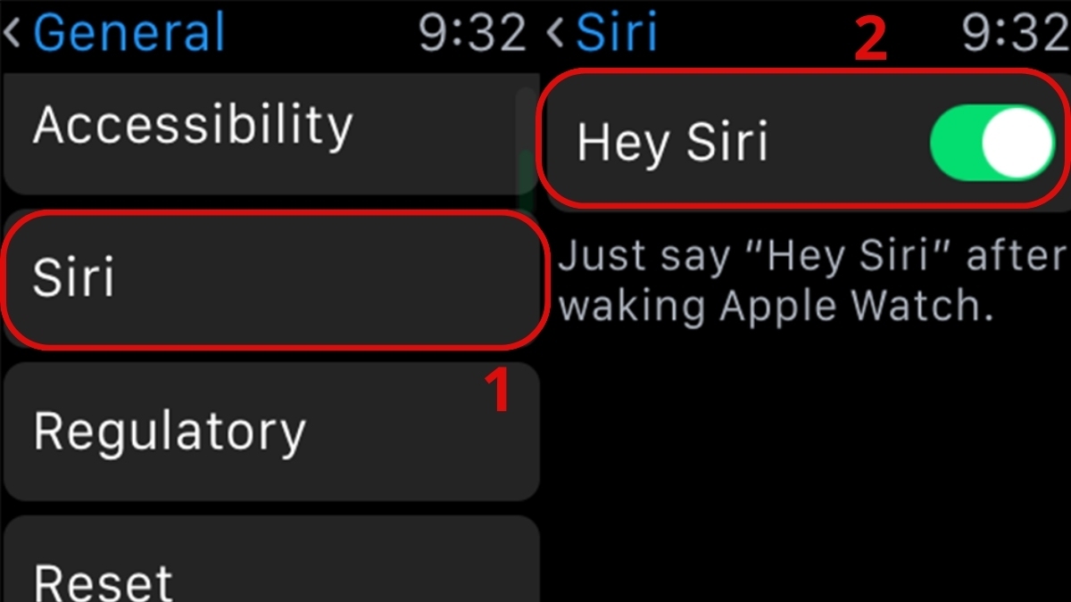 Tắt tính năng Hey Siri giúp tối ưu chế độ nguồn điện thấp apple watch.