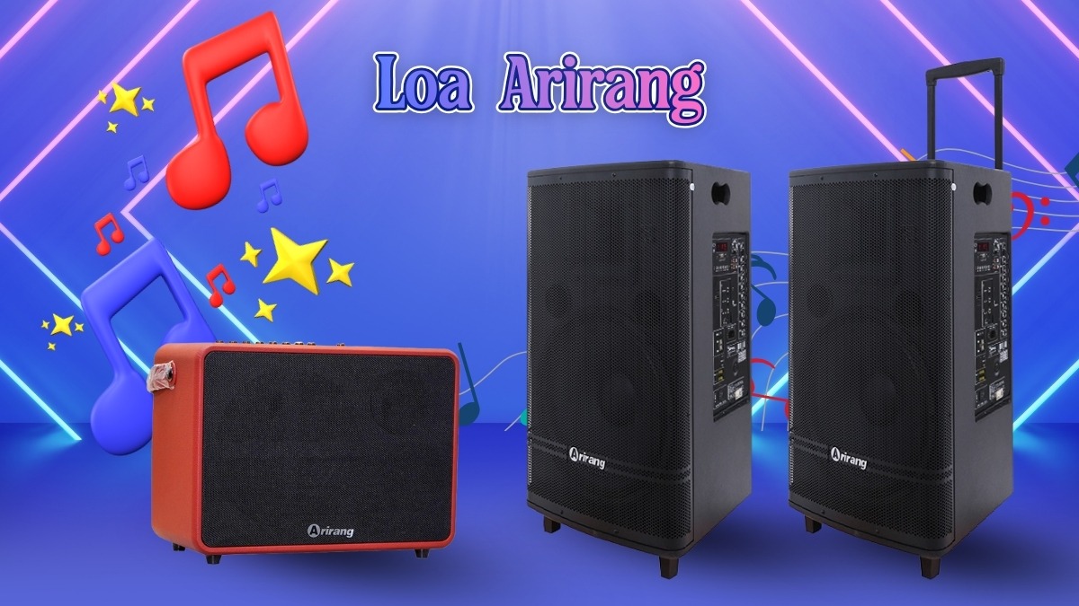 Các dòng loa karaoke gia đình minh họa cho cách chỉnh loa Arirang hát hay.