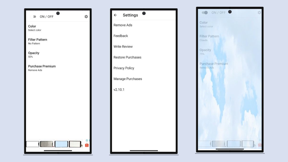 ứng dụng chống nhìn trộm màn hình samsung Screen Guard Privacy với chế độ riêng tư màn hình