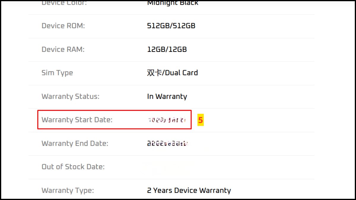 Kết quả hiển thị ngày kích hoạt giúp người dùng check bảo hành Honor chính xác.