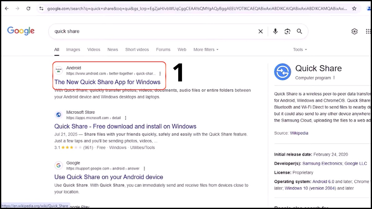 Tìm kiếm bộ cài đặt chia sẻ lân cận là gì cho chia sẻ lân cận pc.