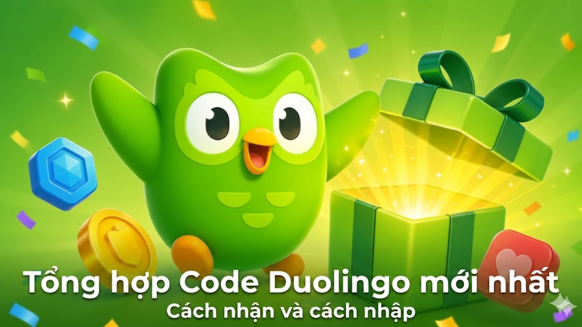 Tổng hợp Code Duolingo mới nhất 2026, cách nhận và cách nhập