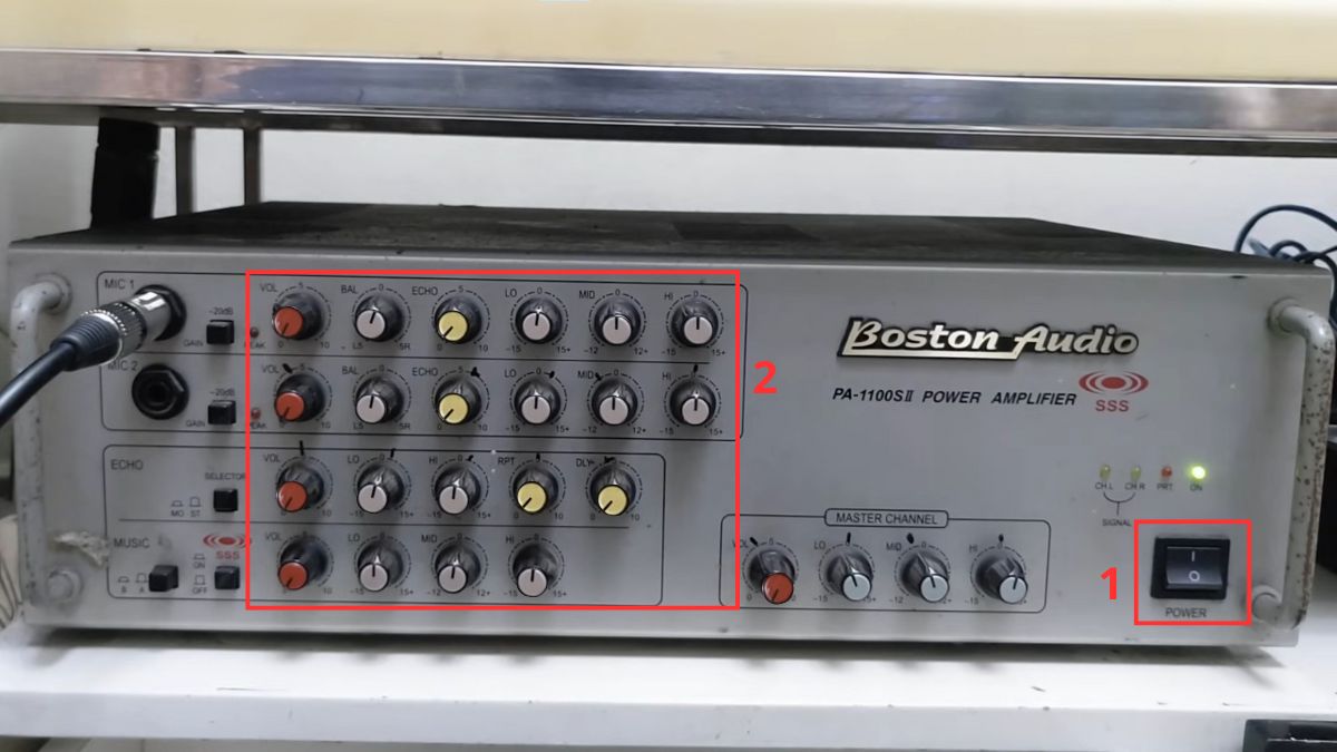 Thao tác đưa các nút về mức trung tính để bắt đầu chỉnh echo là gì chuẩn.