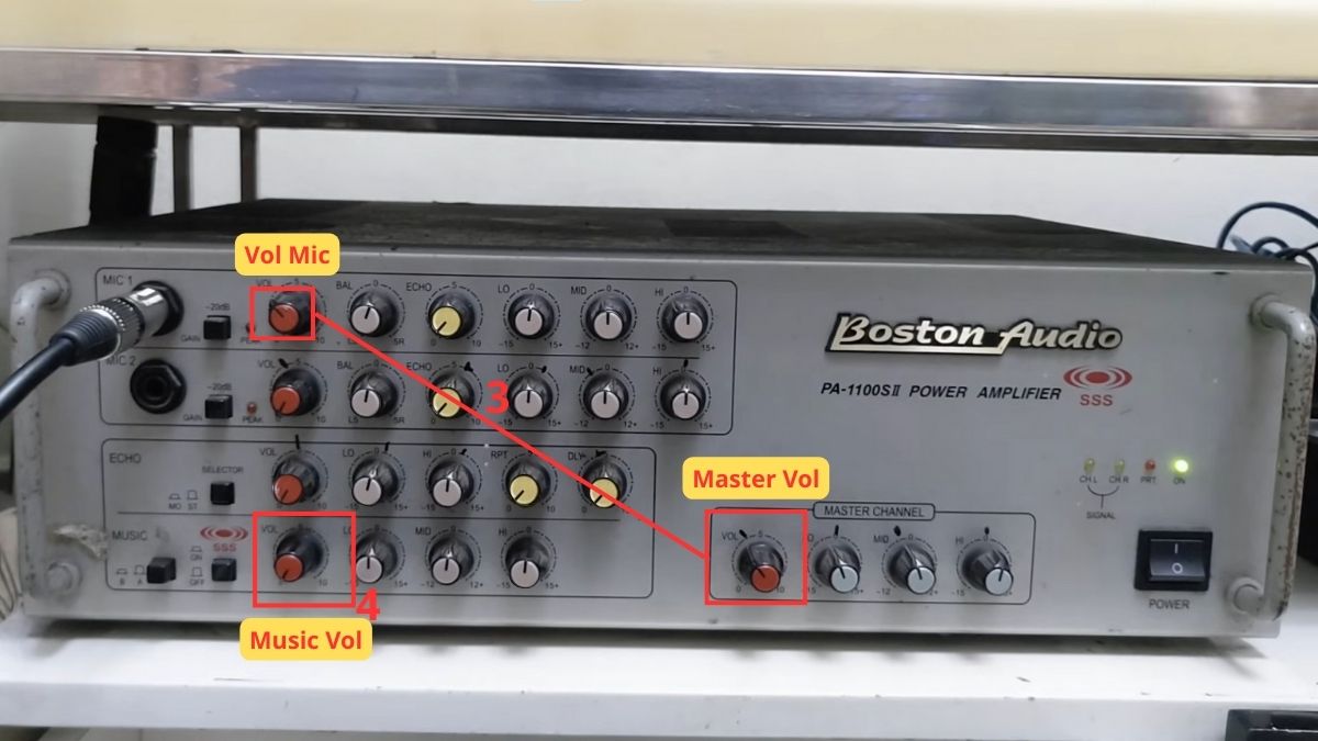 Cách điều chỉnh Volume Micro để tìm hiểu echo trong âm thanh là gì tốt nhất.