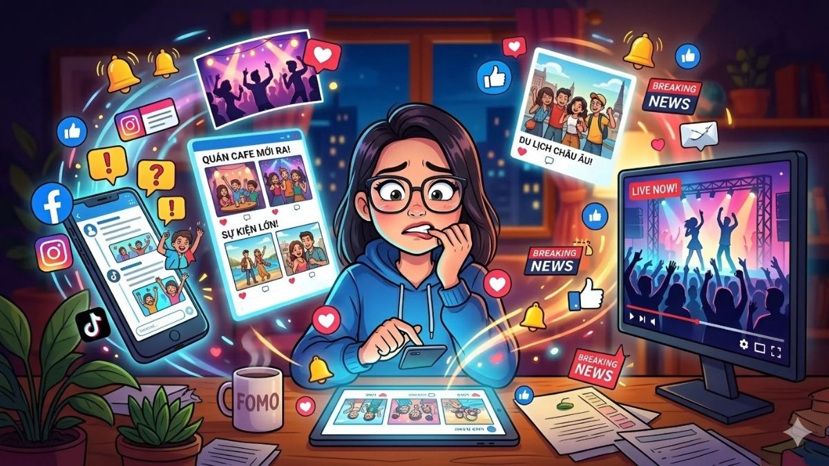 Giải mã fomo là gì và fomo là viết tắt của từ gì trong đời sống.