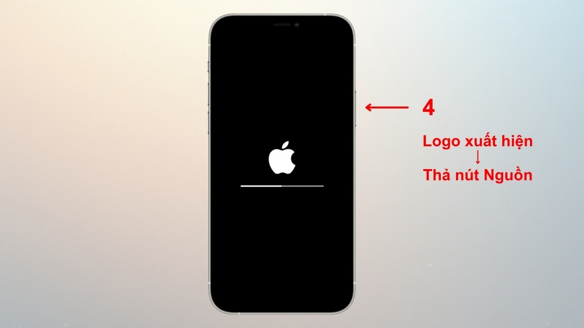 Logo Apple xuất hiện khi khởi động lại, khắc phục lỗi iphone sạc không lên pin