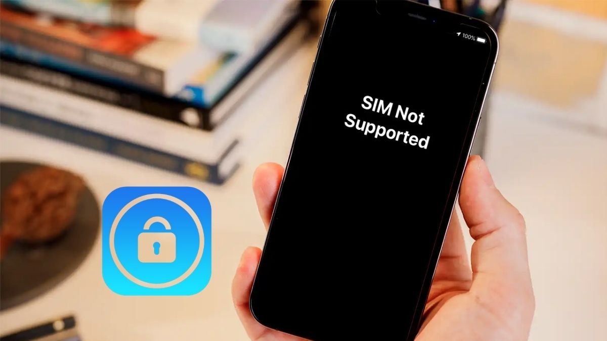 Điện thoại bản khóa mạng báo lỗi thiết bị iPhone 13 Pro Max không nhận SIM.