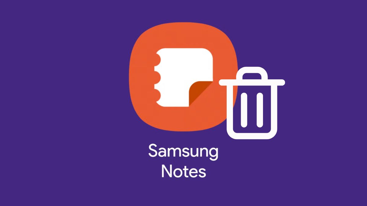 Tìm thùng rác trên điện thoại Samsung trong Samsung Notes