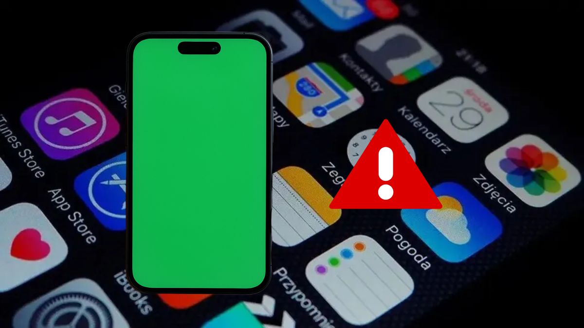 Iphone bị xanh màn hình do xung đột ứng dụng không tương thích iOS.