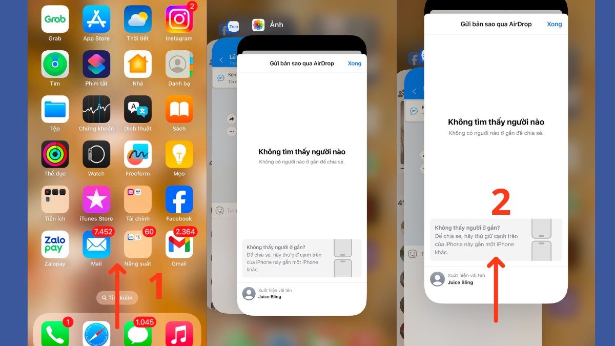 Hướng dẫn 2 bước đóng ứng dụng chạy ngầm trên màn hình chính để sửa lỗi iphone bị đơ cảm ứng.