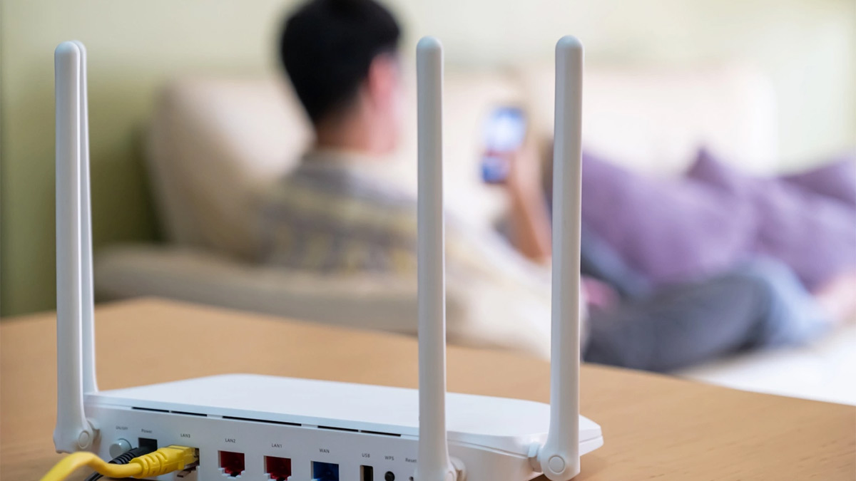 Đặt router vị trí thông thoáng giúp hạn chế việc iphone bắt sóng wifi yếu