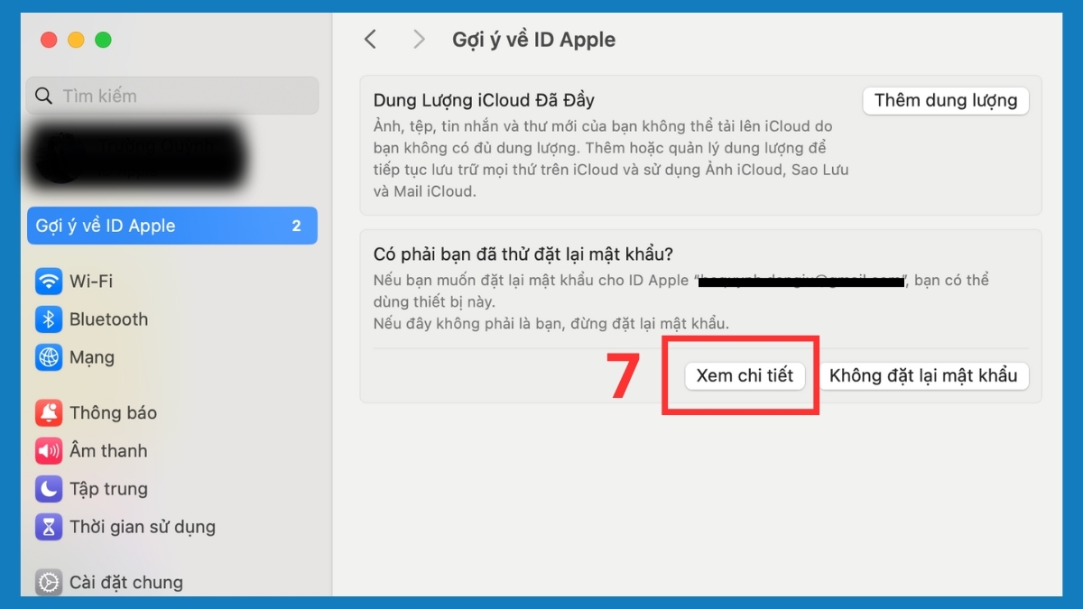 Nhận thông báo xác nhận đổi mật khẩu cho thiết bị iphone bị dính icloud.