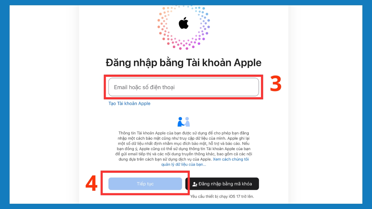 Các thao tác chọn thiết bị cần gỡ bỏ khi iphone bị dính icloud trên web.