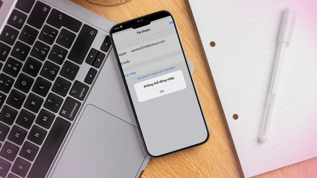 Người dùng gặp lỗi không thể đăng nhập tài khoản mới khi iphone bị dính icloud.