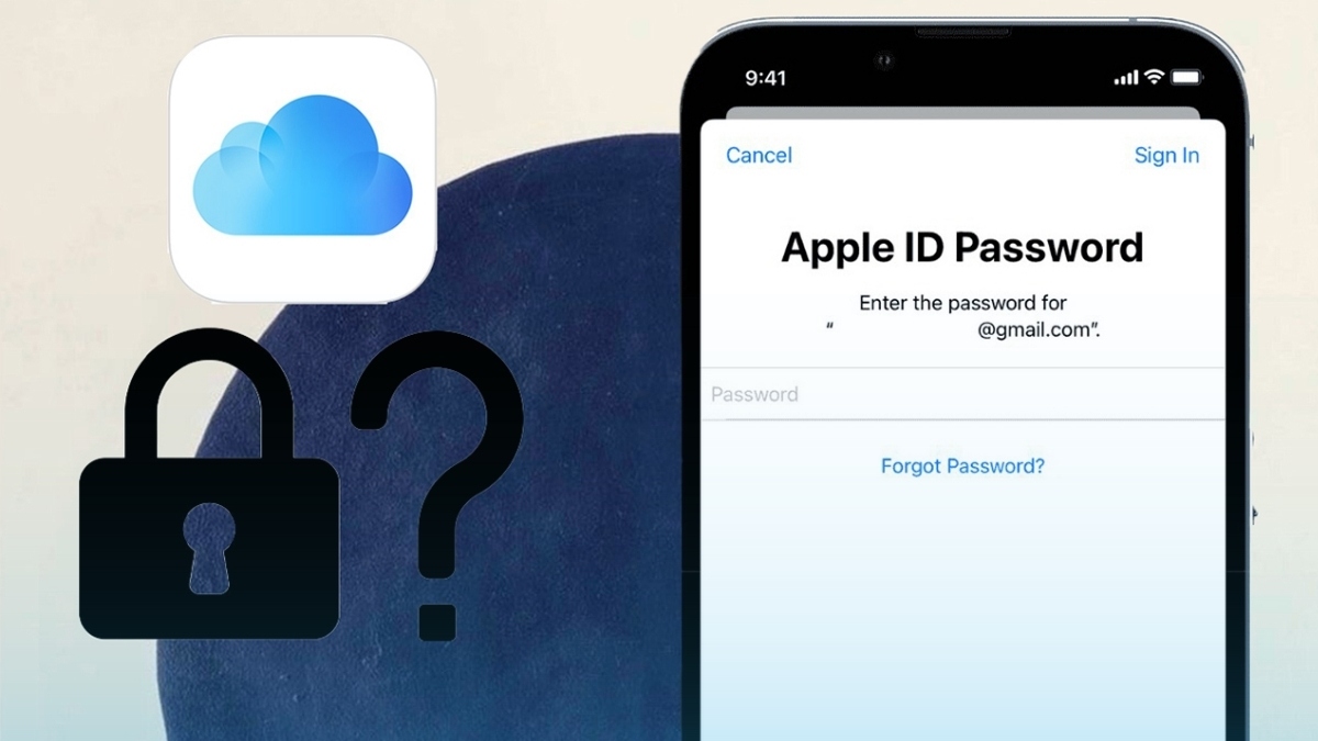 Quên mật khẩu đăng nhập là nguyên nhân hàng đầu khiến iphone bị dính icloud.
