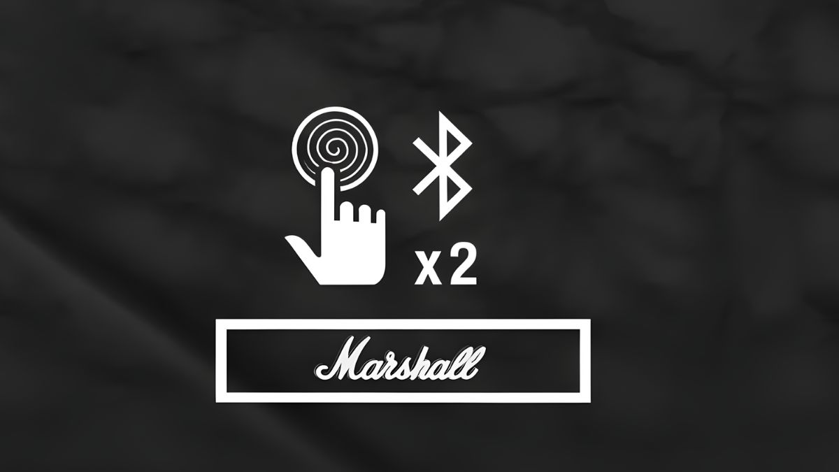 Biểu tượng Bluetooth dùng để kích hoạt tính năng kết nối 2 loa Marshall.