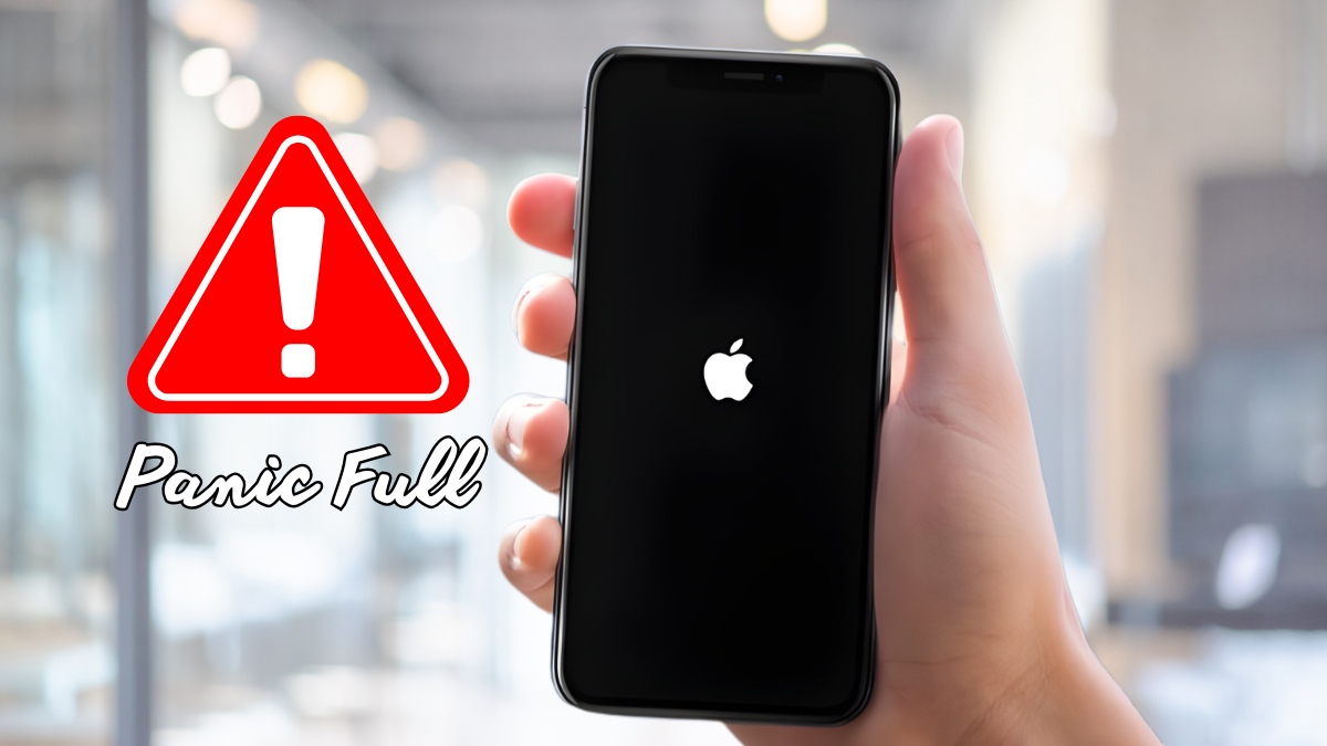 iPhone bị restart liên tục và treo táo do gặp lỗi panic full iphone nghiêm trọng.