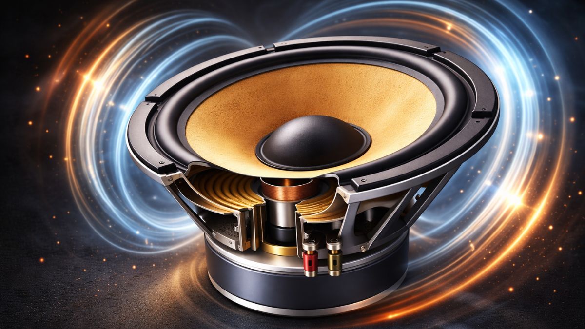 Ứng dụng loa điện động trong hệ thống âm thanh giải trí tại gia đình.