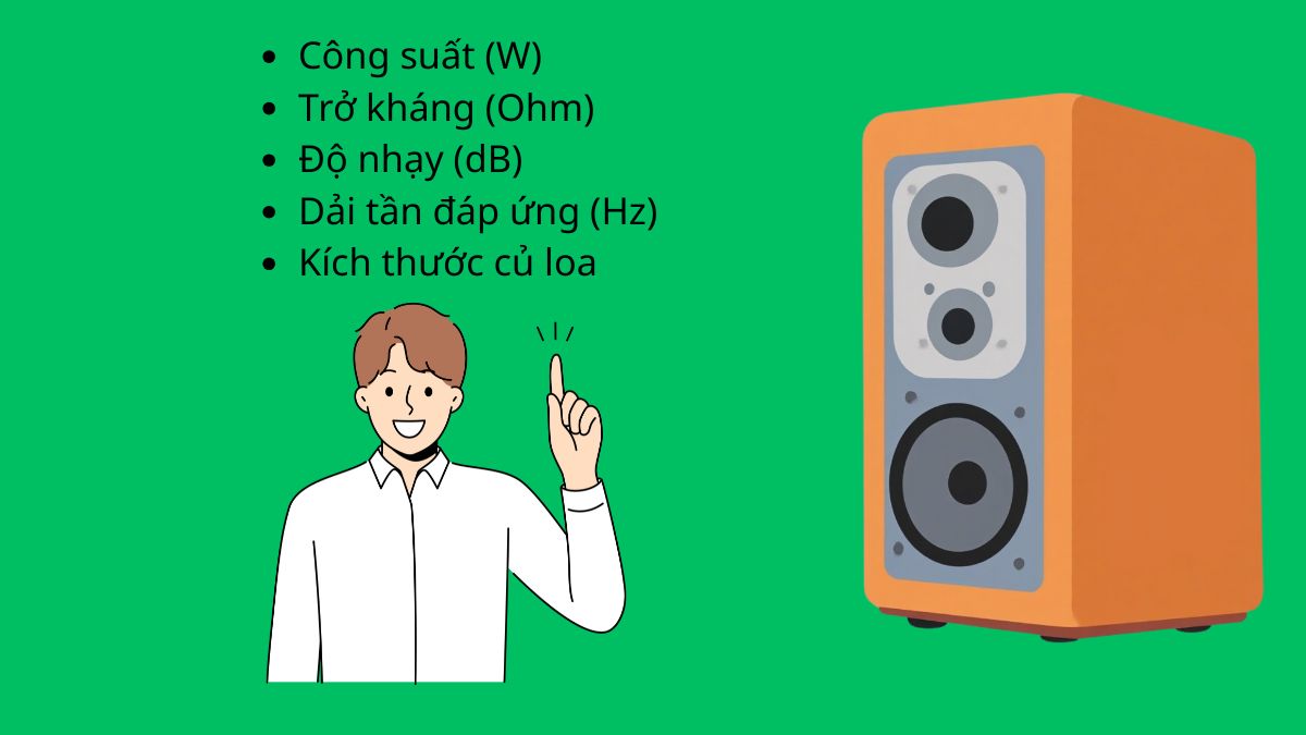 Thông số kỹ thuật của loa điện động và cách loa điện hoạt động dựa vào từ trường.