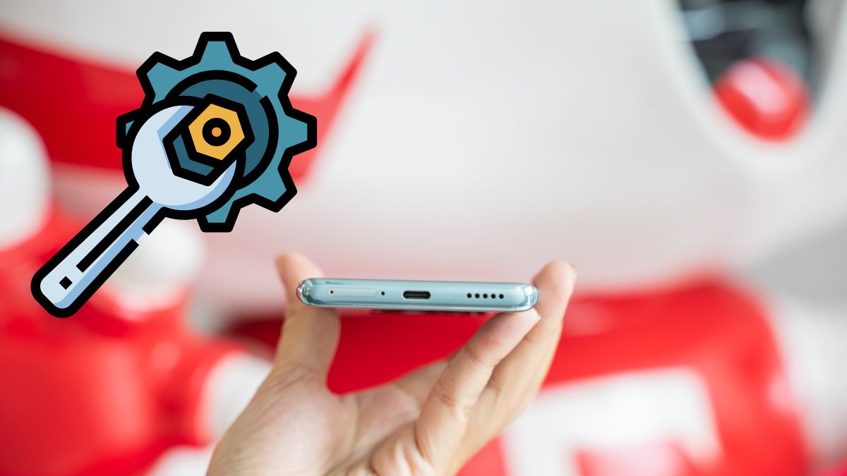 Biểu tượng sửa chữa và loa điện thoại, cho thấy cần mang đi sửa khi loa điện thoại xiaomi bị nhỏ do lỗi phần cứng.