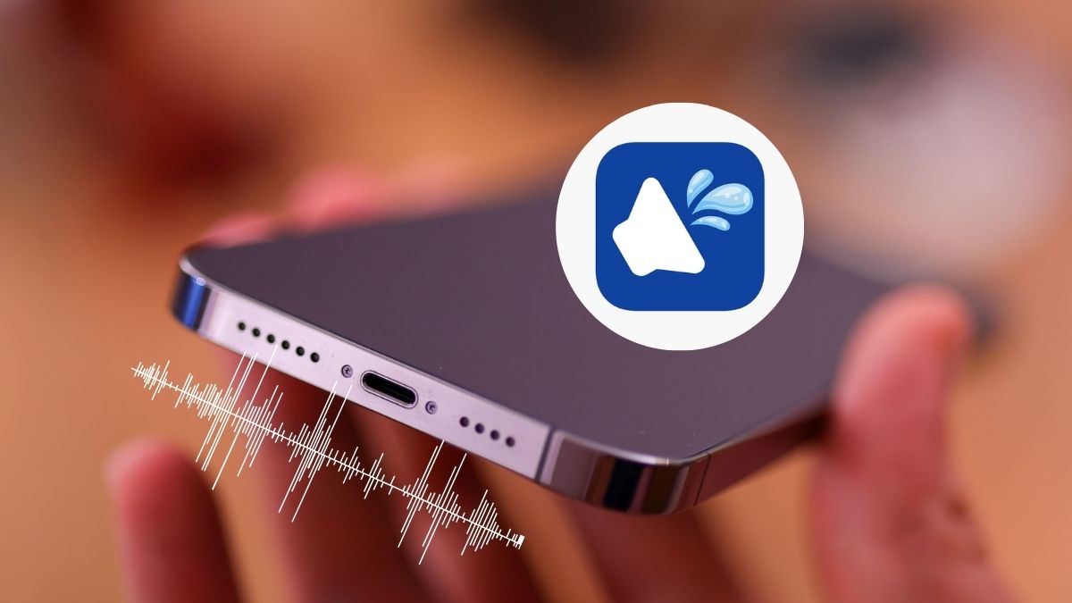 Dùng ứng dụng tạo sóng âm để làm sạch loa trong iphone bị nhỏ