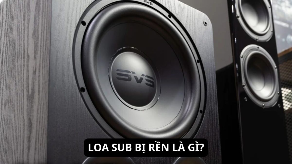 Hiện tượng loa sub bị rền gây tiếng ù khó chịu trong không gian giải trí.