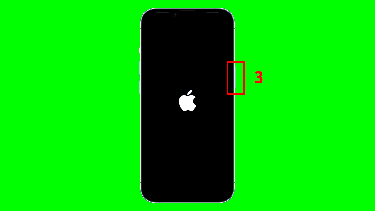 Logo Apple xuất hiện khi khởi động lại iPhone khắc phục màn hình iphone 15 bị vàng