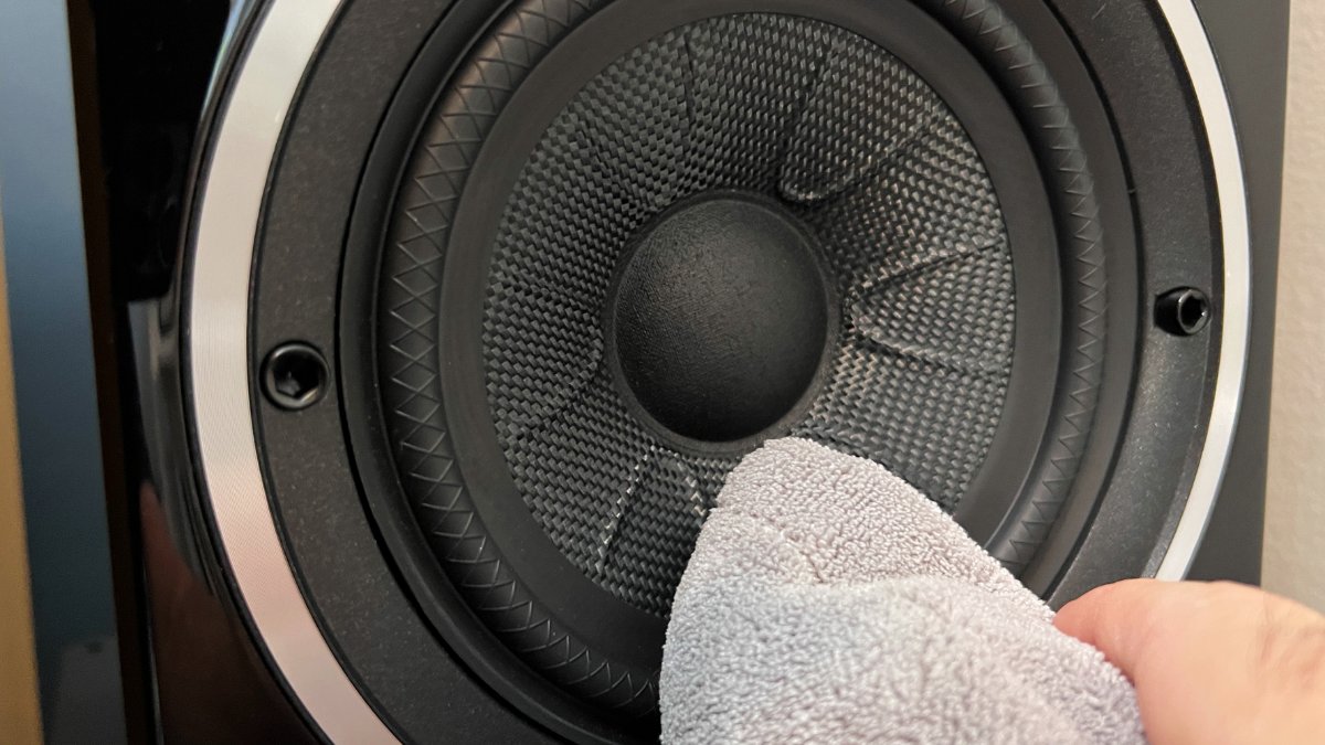 Sử dụng lưới bảo vệ là mẹo tránh việc dán màng loa bị rách do tác động vật lý.