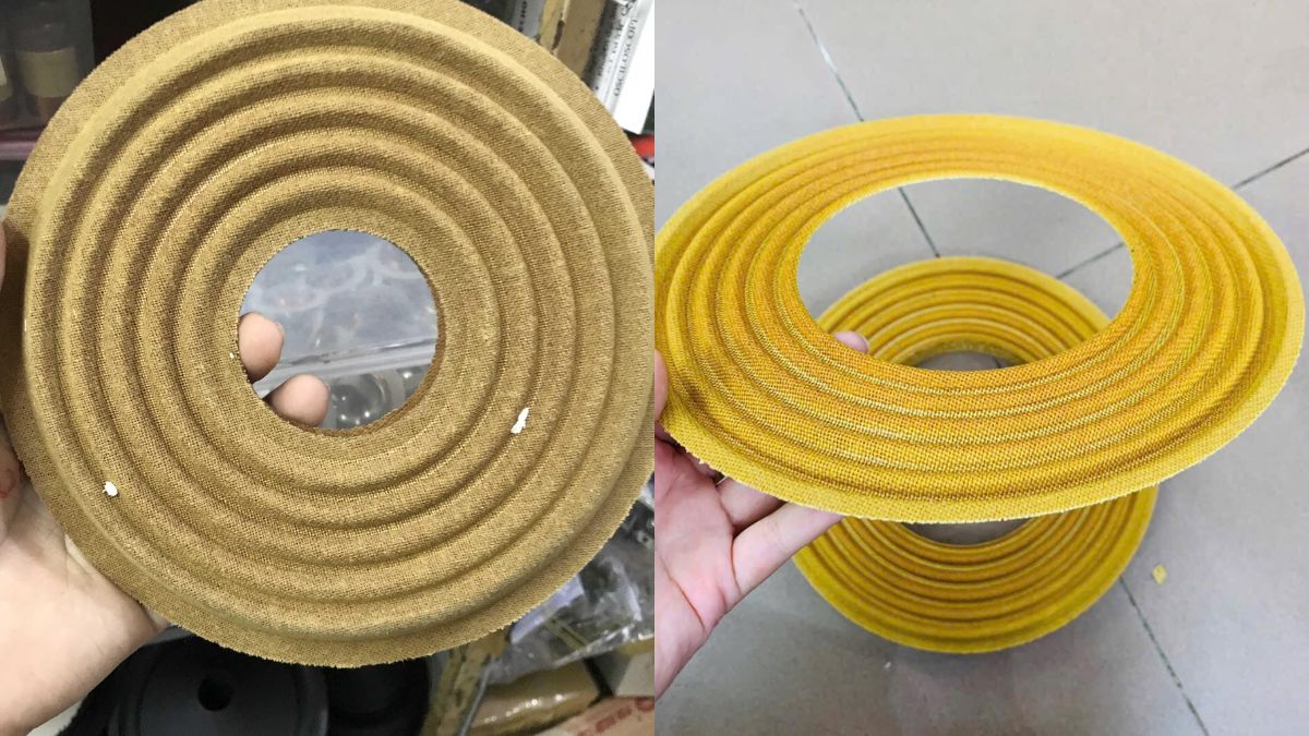 Vị trí nhện loa nằm phía sau giúp kiểm soát biên độ rung của màng loa.