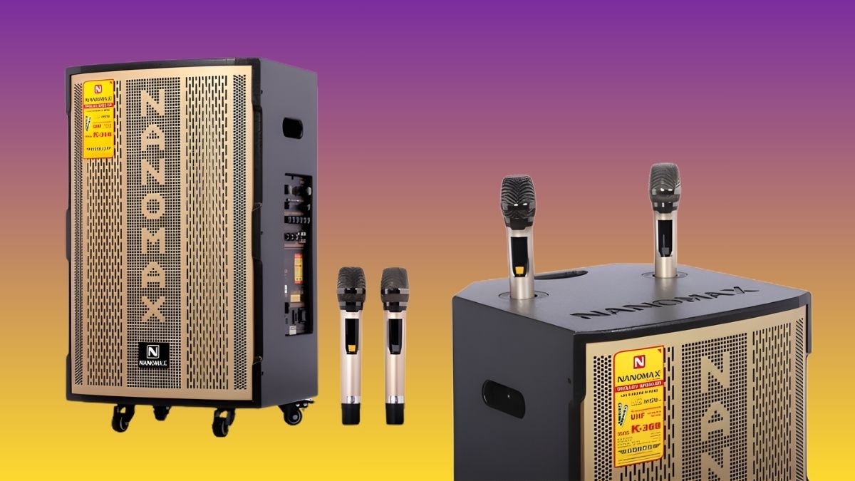 Loa kéo di động phục vụ nhu cầu hát karaoke cơ bản cho các buổi tiệc nhỏ.